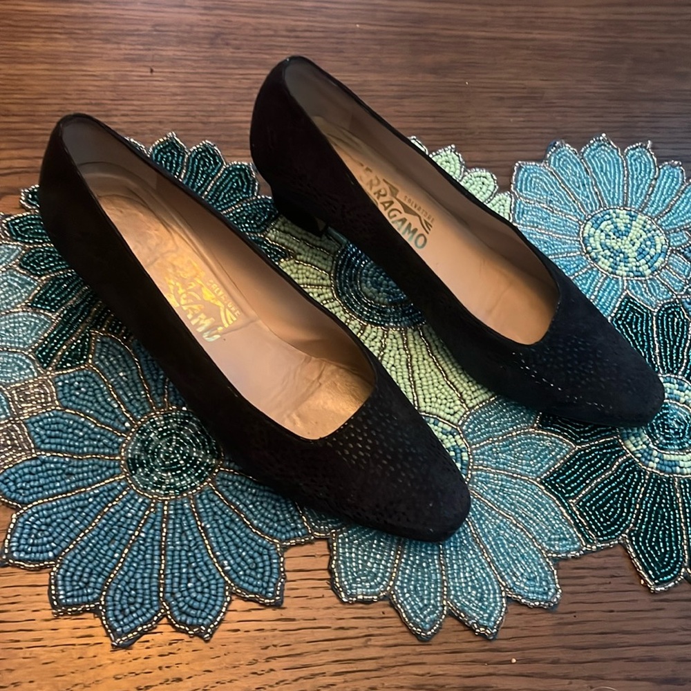 Suede Salvatore Ferragamo Comfortable Heel